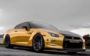 Nissan GT-R Gold Chrome on ADV.1 Wheels (ADV5.0 M.V2 SL) 2019 года